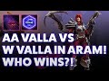 Valla Rain - AA VALLA VS W VALLA IN ARAM! WHO WINS?! - ARAM INDUSTRIAL DISTRICT