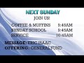 April 7, 2024 Service - Youth run Service - Kendall Reimer