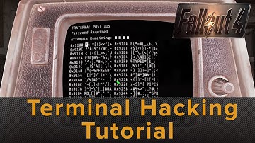 Fallout 4: Terminal Hacking Tutorial/Guide
