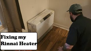 Repairing my Rinnai Propane Heater. Model 556 WT. #rinnai556wt #oldguysmatter #oldguynetwork