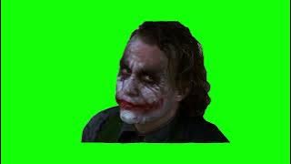The Joker Dark Knight Green Screen - Heath Ledger