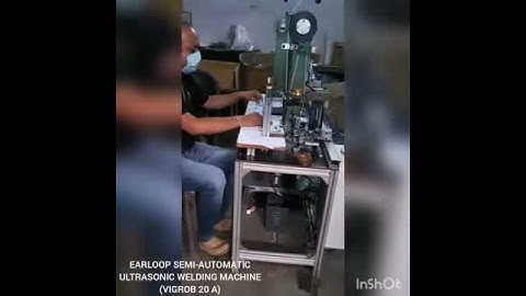 Mask Earloop semi-automatic welding machine
