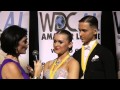 2013 WDC AL World Championship   Junior U16 Ballroom   Winners Interview