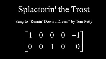 Dr. Hilbert Geezer sings Splactoring the Trost