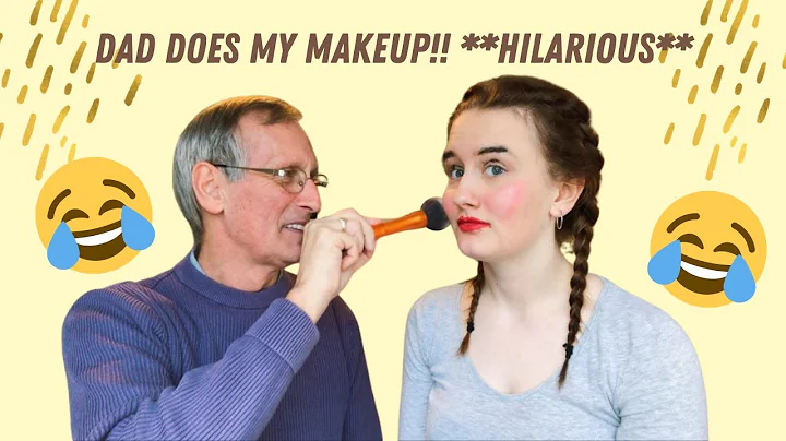 DAD DOES MY MAKEUP!! **HILARIOUS** || Suzanne Hume