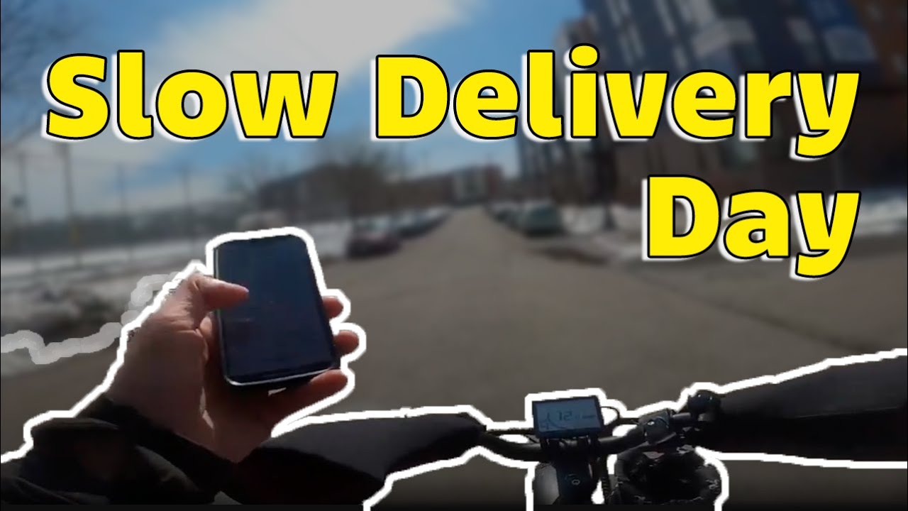 Slow Delivery Day And Low Paying Orders Delivering DoorDash And Uber Slow Delivery Day And Low Paying Orders Delivering DoorDash And Uber