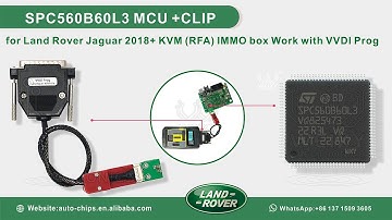 SPC560B60L3 MCU + CLIP for Land Rover Jaguar 2018+ KVM RFA IMMO box Work with VVDI