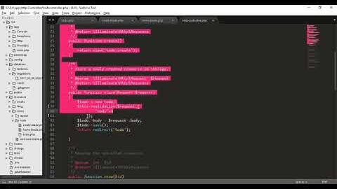13 Laravel 8 Tutorial   ToDo list  Mini project Part 2 CRUD Create  Part 13   Bitfumes
