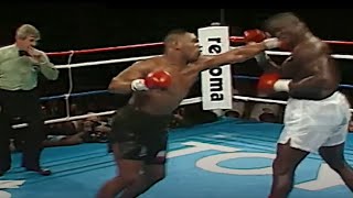 Mike Tyson 37 Galibiyetlik Serinin Ardından James Douglas Tarafından Mağlup Edildiği Karşılaşma 1990 Resimi