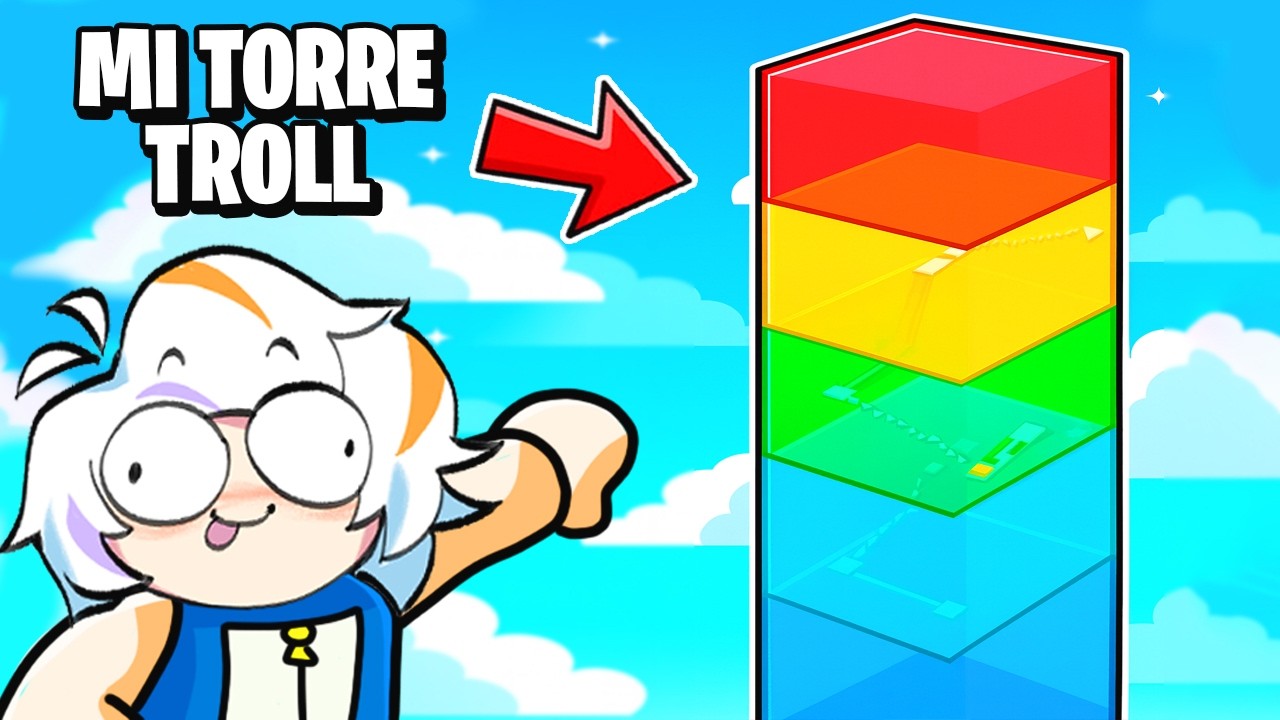 CREE MI PROPIA TORRE TROLL COMPLETO (BUILD A TROLL TOWER ROBLOX)