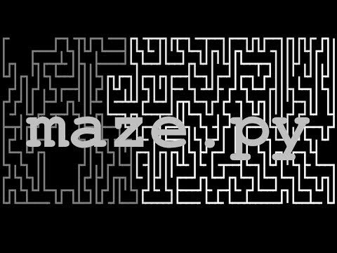 maze py: simple curses pipes written in Python
