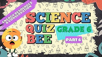 Science Quiz bee for Grade 6 | Quiz 4 | Ecosystems and Human Impact | Quiz by brainYs