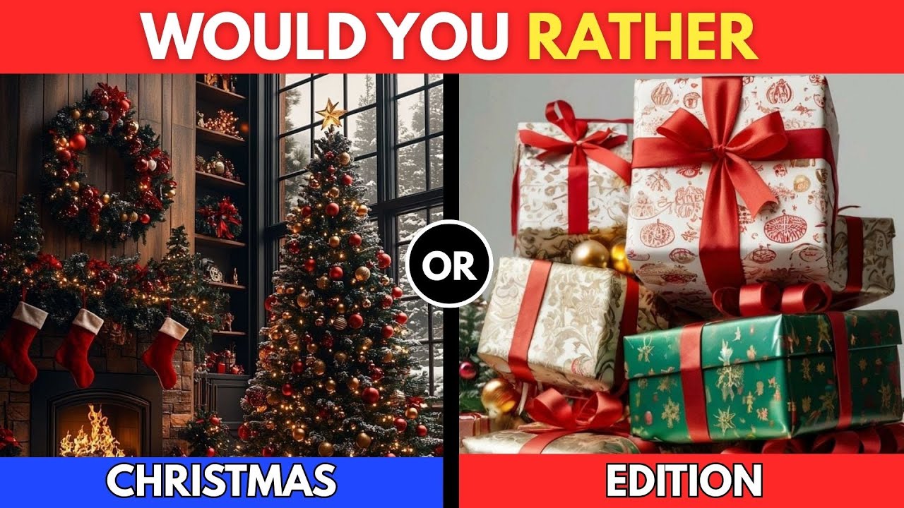 Would You Rather...? Christmas Edition 🎄❄️🎁 |STEM Chronicles