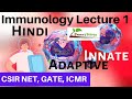 Immunology lecture 1 | For CSIR NET, GATE, ICMR JRF exam