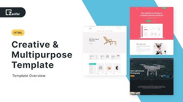 Zenifer- Creative and Multipurpose Responsive HTML5 Template (Template Overview)