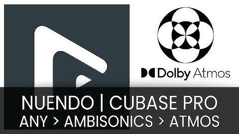 Encode and Decode any sound to Ambisonics using Nuendo / Cubase Pro!