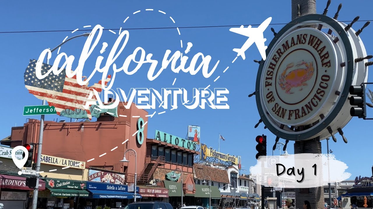 CALIFORNIA 2022 🇺🇸 DAY 1 SAN FRANCISCO Cable Cars, Pier 39, Sea Lions and a Boat Tour! YouTube