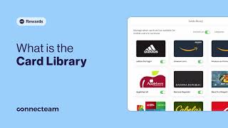 Connecteam | Rewards| What is the Card Library?