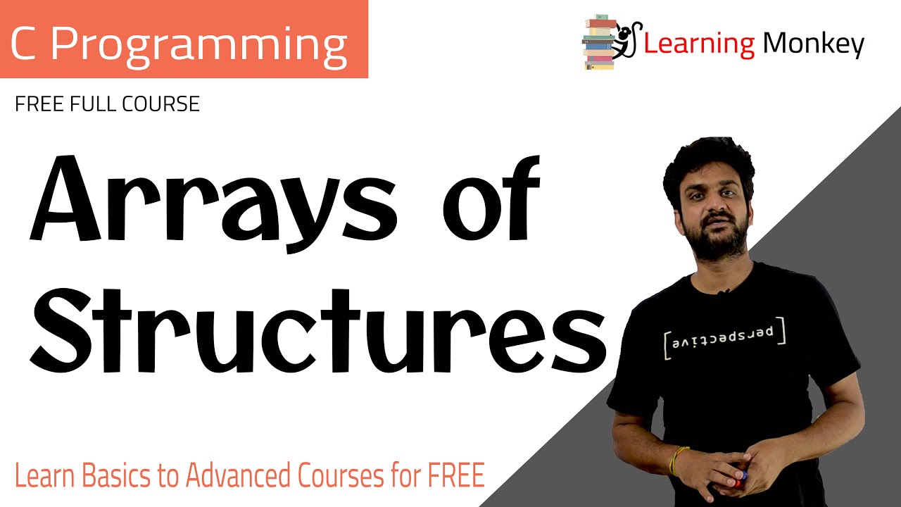 Arrays of Structures || Lesson 77 || C Programming || Learning Monkey ...