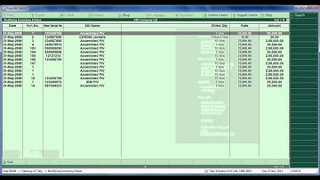 Item Serial No. Serch report.avi