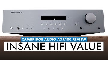 AMPLIFIER UNDER 500!! AXR100 Amplifier Review - Cambridge Audio AXR100