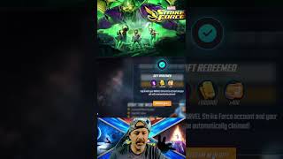 NEW CODE - FREE STUFF - MARVEL - #marvelstrikeforce  #msf #shorts #iso45