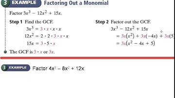 Alg 1 9.2 Multiplying & Factoring Polynomials