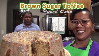 Brown Sugar Toffee Pound Cake With a Delicious Brown Sugar Caramel Drizzle | GlazeGirl?