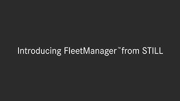 FleetManager 4.x from STILL