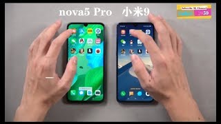 Huawei Nova 5 Pro Vs Xiaomi Mi 9 - Speed Test