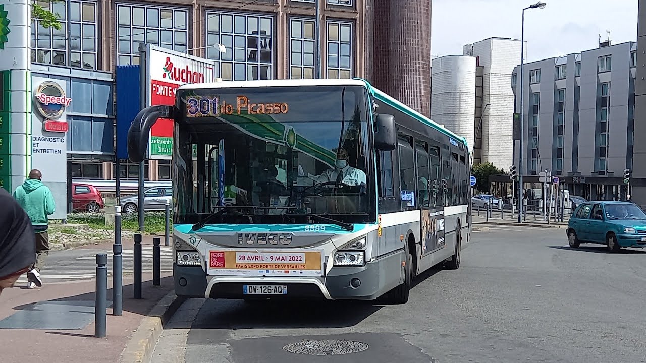 Bus Ligne 301 - Iveco Urbanway 12 N°8889