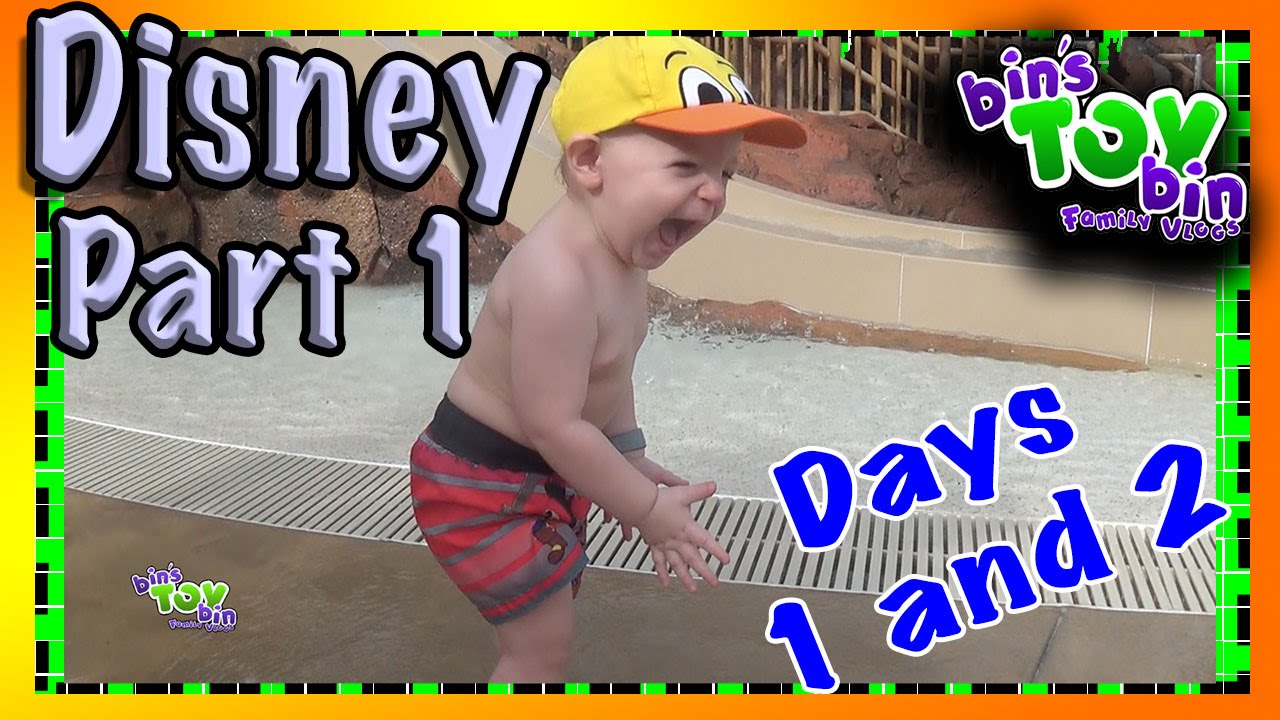 Bins Toy Bin Family Vacation!! Florida Trip Walt Disney World Days 1