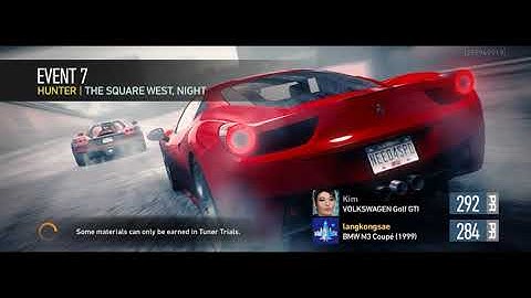 Volkswagen VS BMW m3 | NFS No Limits chapter 3 daisuke event 7 Hunter