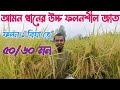 আমন ধানের উচ্চ ফলনশীল জাত। বায়ার কোম্পানির ধানী গোল্ড ধান চাষ পদ্ধতি। Arize rice seed