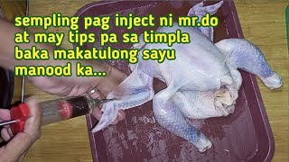 sempling pag inject ni mr do at mga tips baka makatulong sayu