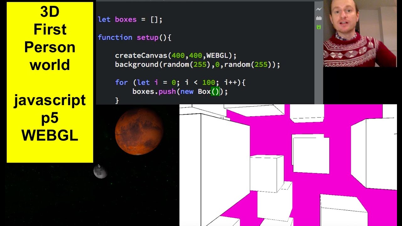 3D First Person in Javascript - YouTube