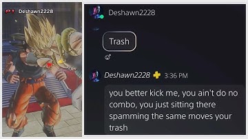 Trash Talker Spews NONSENSE (W/ Messages) - Dragon Ball Xenoverse 2