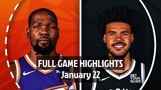 Phoenix Suns vs Brooklyn Nets | Full Game Highlights | 22 January 2025