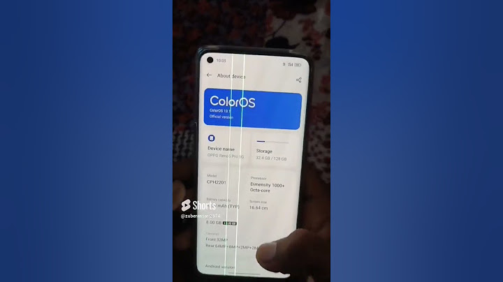 Oppo Reno 5 pro screen green line issue