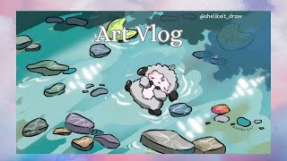 Lofi Animation vlog☁️🎨