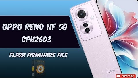 Oppo Reno 11F 5G Firmware Dump Scatter File 2024