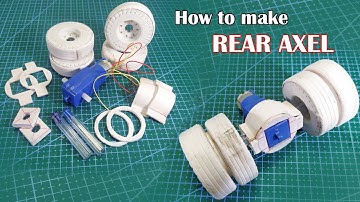 Miniature Bus | How to make Miniature Bus Rear Axel  | part 10 | dry tronic