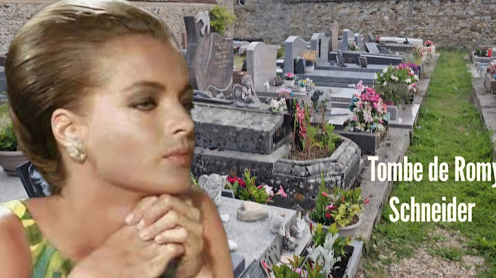 Tombe de Romy Schneider #romyschneider #alaindelon #actress #film #movie