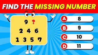 Can You Find the Missing Number? 🔍 Ultimate Brain Teaser Challenge