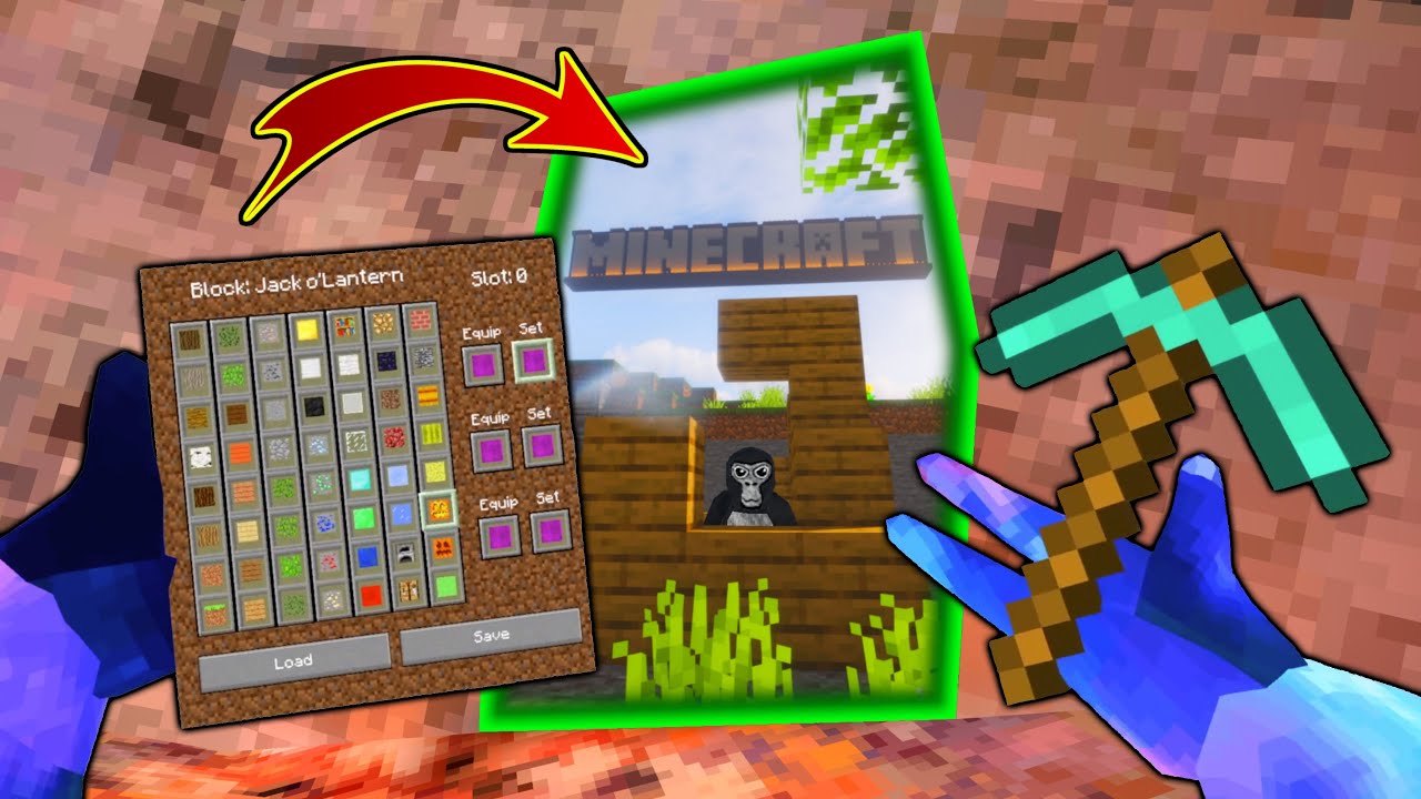 Gorilla Tag In Minecraft Minecraft Mod