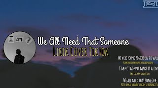 Ini Yang Kalian Cari! Lirik Lagu Alone-We All Need That Someone' Cover Remix DJ Tiktok