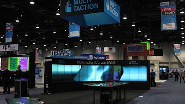 MultiTaction Curved iWall at DSE 2015 Setup and Teardown Time-Lapse
