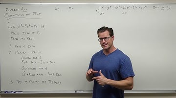 Finding ALL Solutions of Polynomials (Precalculus - College Algebra 37)