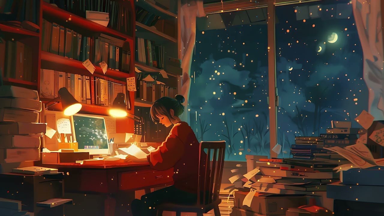 Evening Lo-Fi Jazz — Calm Focus for Study & Reading 📚✨