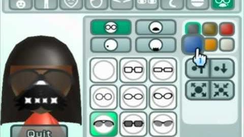 Wii- How to Make a Darth Vader Mii